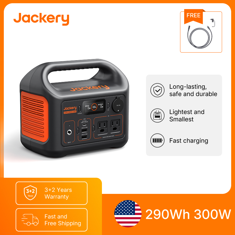 Outdoor Power Station - Портативная электростанция Jackery Explorer 300New с