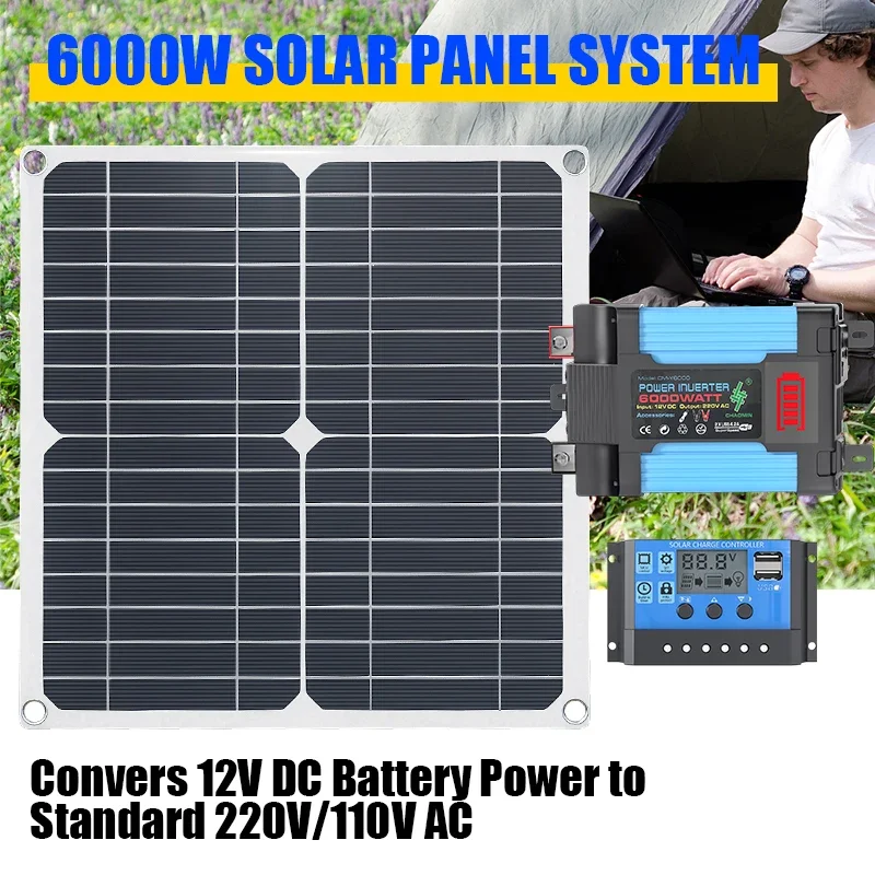 Solar Panel 200W - Солнечный комплект мощностью 6000 Вт, включающий