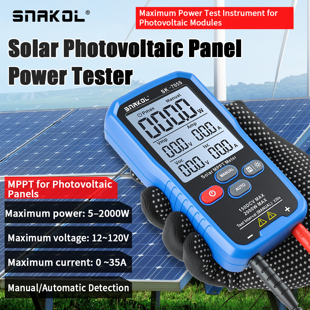 Тестер солнечных панелей SNAKO – обзор и цена Energy Monitor Meter