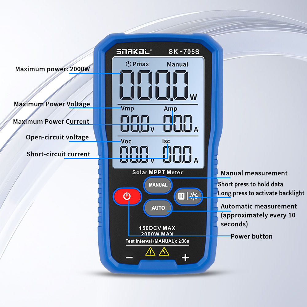 Тестер солнечных панелей SNAKO – обзор и цена Energy Monitor Meter