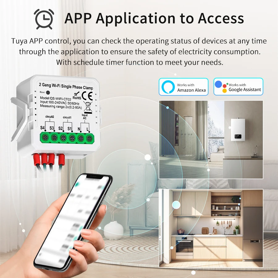 Tuya Smart WiFi счетчик энерги – обзор и цена Energy Monitor Meter