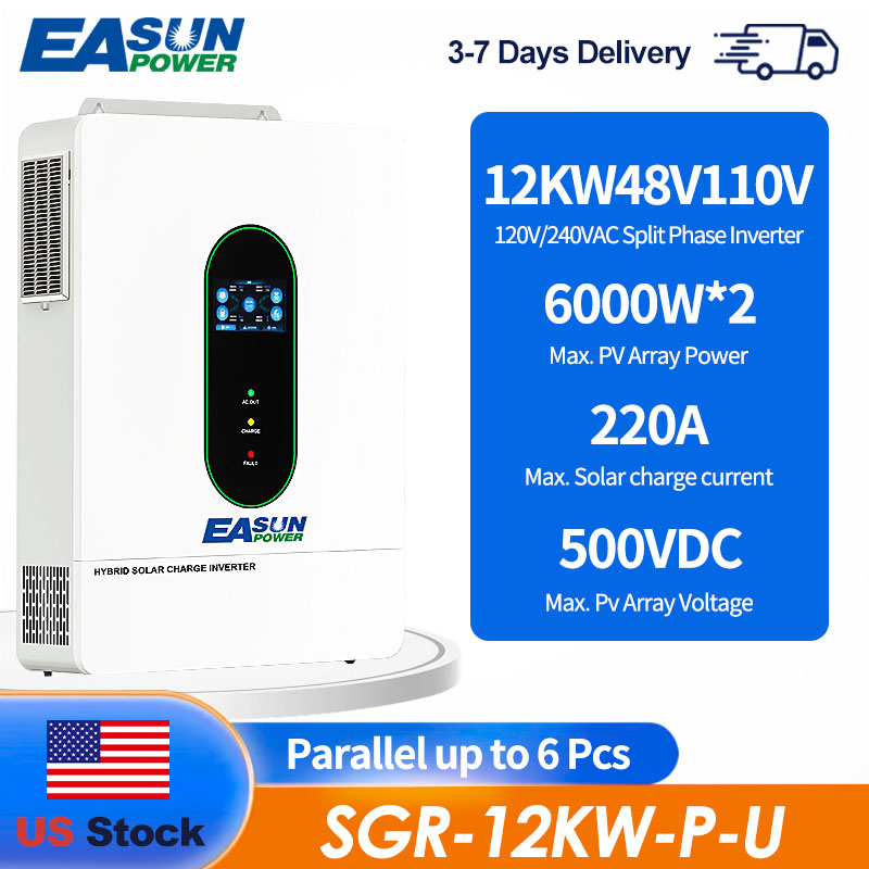 EASUN US 12 кВт 12000 Вт двухф – обзор и цена Charge Controller Solar